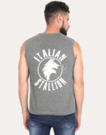 Rocky - Italian Stallion Sleeveless T-shirt (Charcoal Grey)