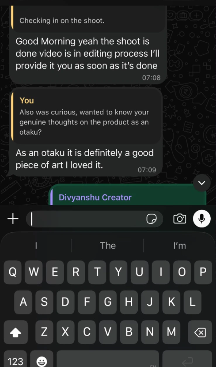 Yakuza Threads customer review 3