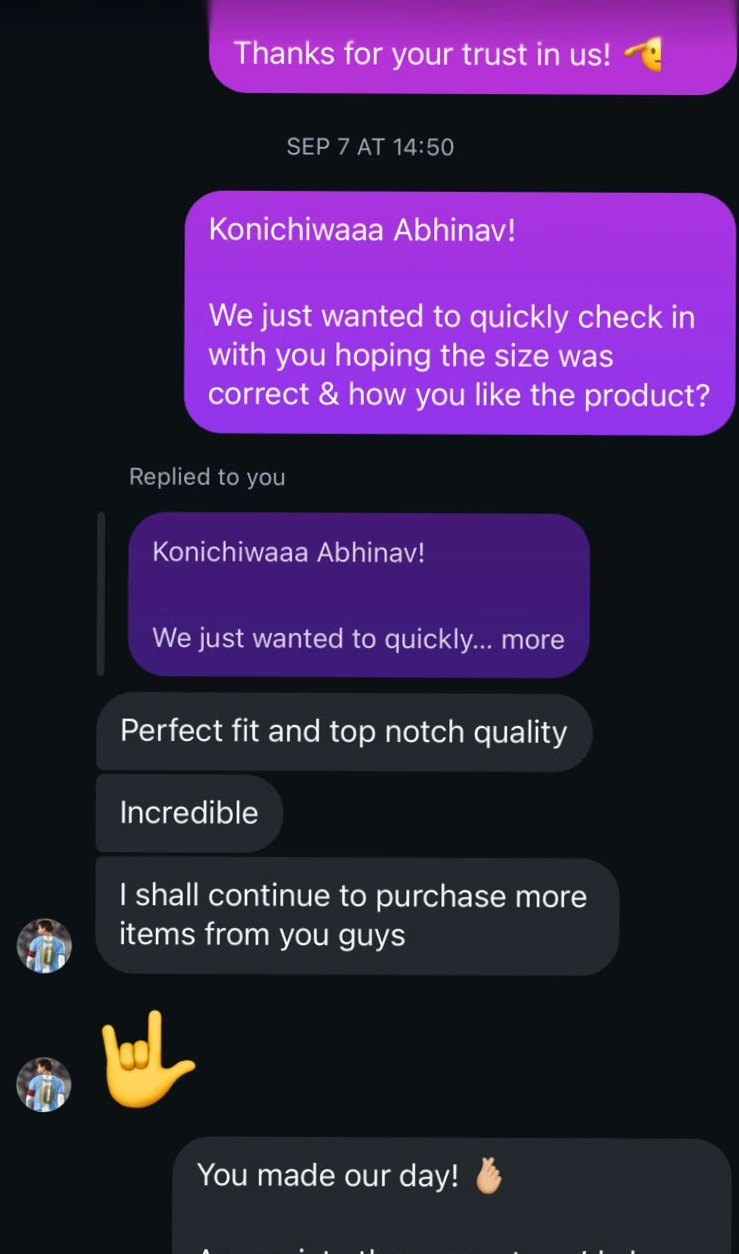 Yakuza Threads customer review 4